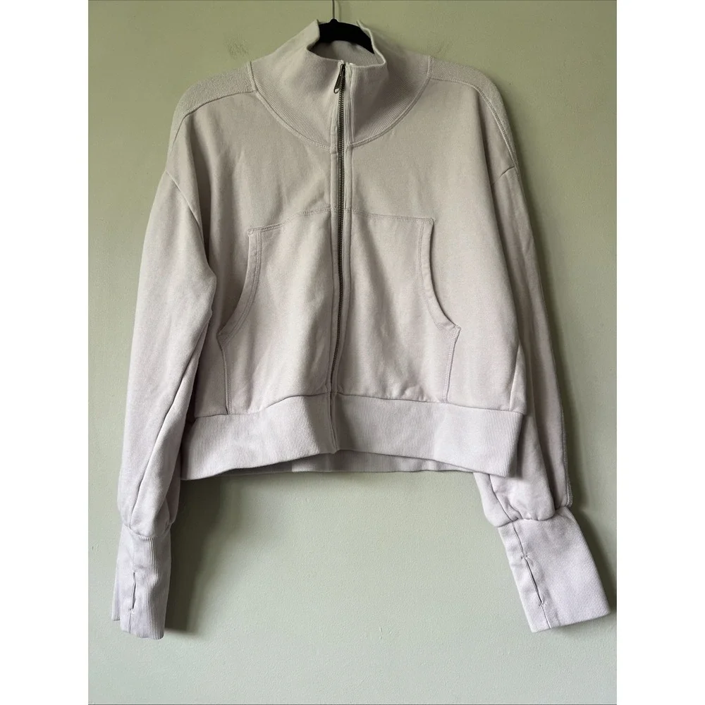 Free People Movement High Jump Zip-Up Rose Quartz Lavender Small OB1997218